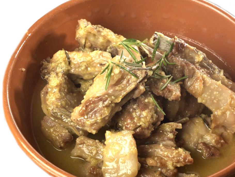 agnello cacio e uova